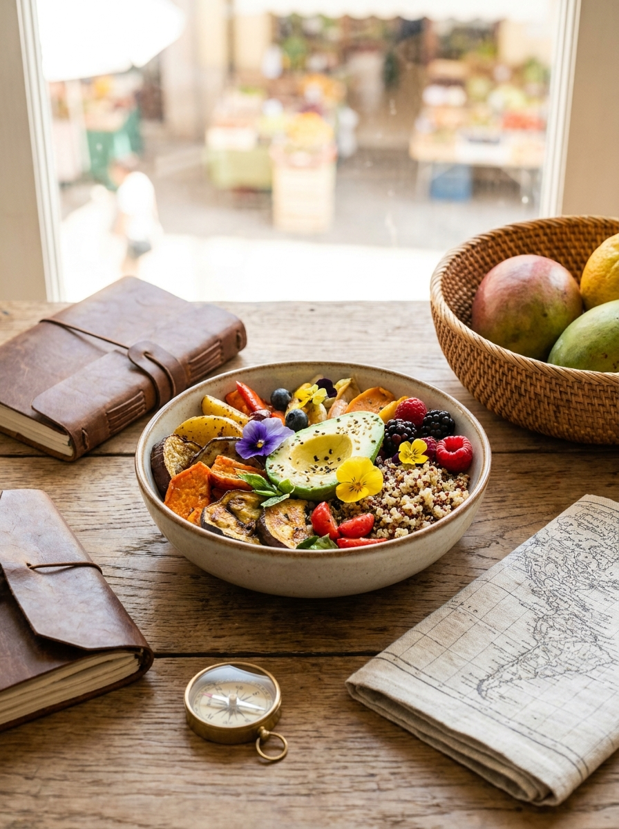 Vegan Travel Food guide cover
