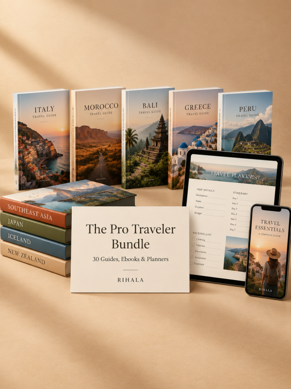 The Pro Traveler Bundle — 30 Guides, Ebooks & Planners