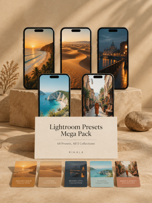 Lightroom Presets Mega Pack — All 5 Collections (68 Presets)
