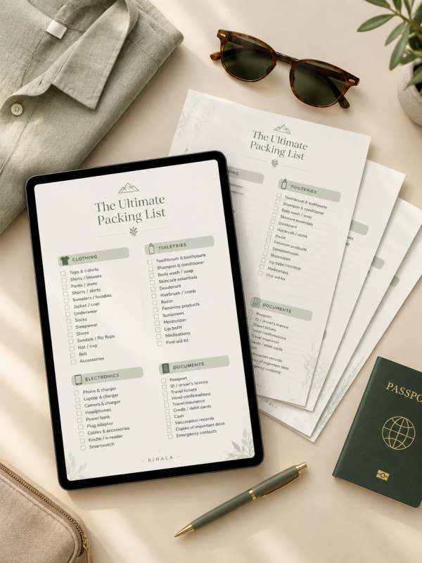 The Ultimate Packing List — Any Destination, Any Season