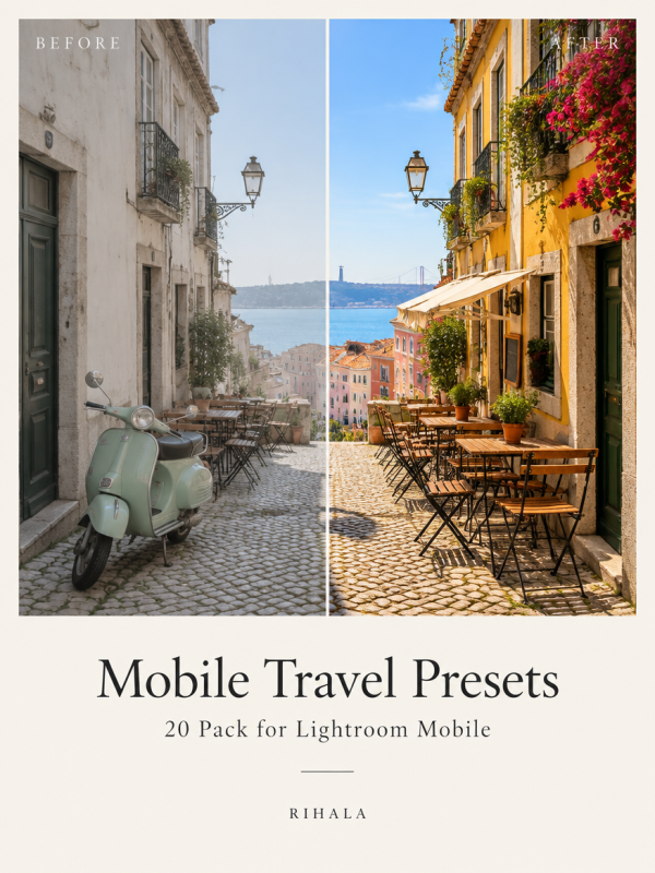 Mobile Travel Presets — 20 Pack for Lightroom Mobile