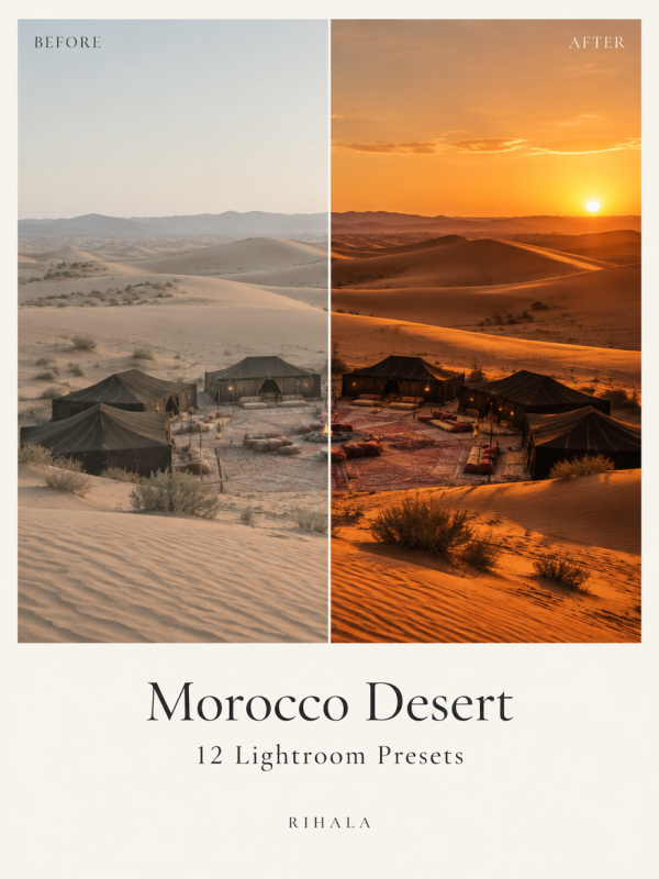 Morocco Desert — 12 Lightroom Presets Pack