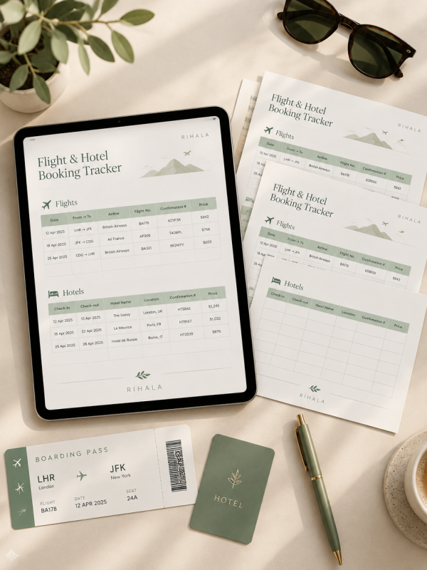 Flight & Hotel Booking Tracker